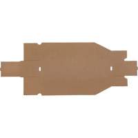 Boîtes profondes en carton ondul&eacute;, 3-3/4" la x 17-1/4" p x 4-1/2" h, Beige We Share Industrial Supply
