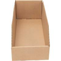 Boîtes profondes en carton ondul&eacute;, 5-3/4" la x 17-1/4" p x 4-1/2" h, Beige We Share Industrial Supply