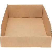 Boîtes profondes en carton ondul&eacute;, 11-3/4" la x 17-1/4" p x 4-1/2" h, Beige We Share Industrial Supply