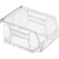 Bacs tr&egrave;s transparents Ultra, 4-1/8" la, 3" h x 5-3/8" p, Transparent We Share Industrial Supply