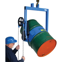 Drum Lifters - Geared Tilted, 55 US gal. (45 Imperial Gal.) Drum Size, 1500 lbs./680 kg. Cap. We Share Industrial Supply