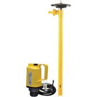 Pompes &agrave; tambour &eacute;lectriques, Polypropyl&egrave;ne, 45 gal./min We Share Industrial Supply
