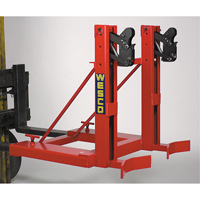 Manipulateurs de baril Gator Grip pour chariot &eacute;l&eacute;vateur, Pour 30 gal. US (25 gal. imp.) / 50 gal. US (41.6 gal. imp.) / 80 gal. US (66.6 gal. imp.) We Share Industrial Supply
