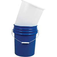 Doublures pour seaux en acier, 11-1/4" dia. x 12-1/4" h, 5 gal. US (4,16 gal. imp.) capacit&eacute; We Share Industrial Supply