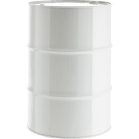 Barils en acier, 55 gal. US (45,8 gal. imp.), Doubl&eacute;, Blanc, Dessus ferm&eacute;, 1A1/Y1.8/300, Calibre 18 - 20 We Share Industrial Supply