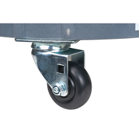 Leak Containment Drum Dolly, 24.25" dia. X 7.625" H, 1.5 US Gal. Spill Cap. We Share Industrial Supply