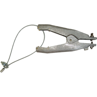 Static Grounding Clamp (GAT Series), Cast Aluminum Body Material, Stainless Steel Cup Point Material, 3 Points Configuration, 1-1/4" Max. Opening We Share Industrial Supply