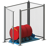 Stationary Drum Roller - Guard Enclosure We Share Industrial Supply