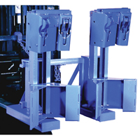 Manipulateur de barils MORSPEED 1500 pour chariot &eacute;l&eacute;vateur, Pour 30 - 85 gal. US (25 - 70 gal. imp.) We Share Industrial Supply