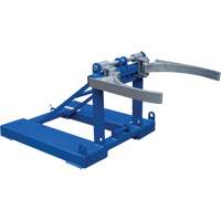 Fork Mounted Poly Drum Lifter, 30 - 55 US Gal. (25 - 45.8 Imperial Gal.) Drum Size, 1100 lbs./499 kg Cap. We Share Industrial Supply