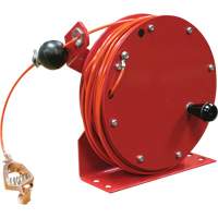 G 3000 Static Discharge Grounding Reel, 100' Length, Heavy-Duty We Share Industrial Supply