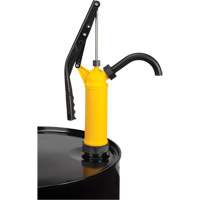 Lever-Type Drum Pump, Polypropylene, 14 oz./Stroke, Fits 5-55 Gal. We Share Industrial Supply