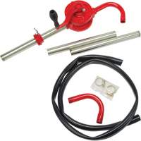 Rotary Type Drum Pump, Cast Iron/Steel, Fits 30-55 Gal., 8 oz./Stroke We Share Industrial Supply