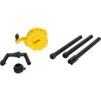 Rotary Type Drum Pump, Polypropylene, Fits 15 - 55 US Gal., 8 oz./Stroke We Share Industrial Supply