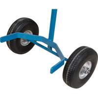 Chariot &agrave; cylindres, Roues Anticrevaison, Base de 15-1/2" W x 14-1/4" L, 600 lb We Share Industrial Supply