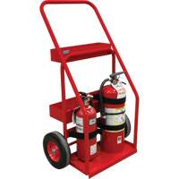 Chariot de prevention d'incendie pour travaux &agrave; chaud, Roues Semi-pneumatique, Base de 17,75" la x 8,9" lo, 100 lb We Share Industrial Supply