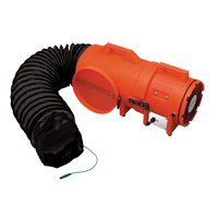 ALLEGRO INDUSTRIES 8" Plastic COM-PAX-IAL Blowers, 1/3 HP, 900 CFM, Explosion Proof We Share Industrial Supply
