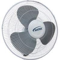 Ventilateur mural oscillant, Commercial, 3 vitesses, Diam&egrave;tre de 16" We Share Industrial Supply