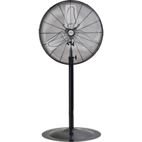 Ventilateur non oscillant sur socle, Robuste, 2 Vitesses, Diam&egrave;tre de 24" We Share Industrial Supply