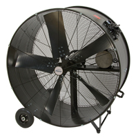 Heavy-Duty Fixed Belt Drive Drum Fan, Industrial, 2 Speed, 42" Diameter We Share Industrial Supply