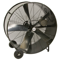 Heavy-Duty Fixed Belt Drive Drum Fan, Industrial, 2 Speed, 42" Diameter We Share Industrial Supply