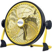 Ventilateur d'int&eacute;rieur/ext&eacute;rieur rechargeable avec port USB, Commercial, Variable vitesses, Diam&egrave;tre de 12" We Share Industrial Supply