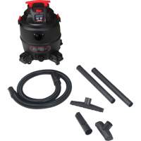 Aspirateur, Secs-humides, 6 CV, 8 gal. US (30,3 litres) We Share Industrial Supply