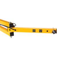 Bras verrouillables double 180 avec deux r&eacute;ceptacles We Share Industrial Supply