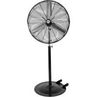 Ventilateur non oscillant sur socle avec roulettes, Industriel, 3 Vitesses, Diam&egrave;tre de 30" We Share Industrial Supply