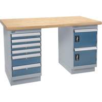 &eacute;tabli robuste, Porte & tiroirs, Cap 1500 lb, 72" la x 36" p, 34" h We Share Industrial Supply