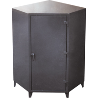 Armoires de coin, Acier, 4 Tablettes, 72" h x 48" la x 24" P, Gris We Share Industrial Supply