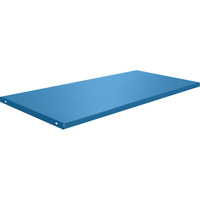 &eacute;tabli avec armoire - Tablettes, 58 3/4" x Capacit&eacute; de 300 lb, Acier, Bleu We Share Industrial Supply