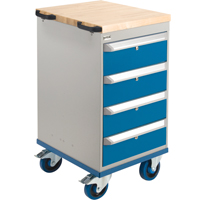 Mobile Cabinet Benches- Assembly Kits, Single We Share Industrial Supply