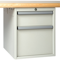 Postes de travail modulaire ergonomiques - Armoires suspendues We Share Industrial Supply