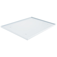 Fond de casier, Convient aux casiers 12" x 18", Gris p&acirc;le, Plastique We Share Industrial Supply