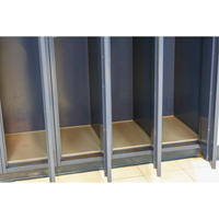 Fond de casier, Convient aux casiers 12" x 18", Beige, Plastique We Share Industrial Supply