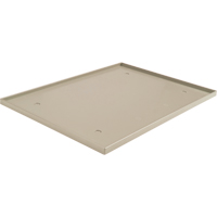 Fond de casier, Convient aux casiers 12" x 18", Beige, Plastique We Share Industrial Supply