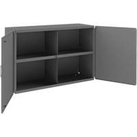 Armoire murale, 24" h x 33-13/16" la x 12-3/8" p, 1 tablettes, Acier, Gris We Share Industrial Supply