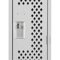 Casiers Clean Line, 12" x 12" x 72", Acier, Gris, Rivet (assembl&eacute;), Perfor&eacute; We Share Industrial Supply