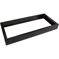 Base encastr&eacute;e pour casiers robustes enti&egrave;rement soud&eacute;e Concorde, 3 Blocs, 4" lo x 36" la x 17" p, Noir, Acier We Share Industrial Supply