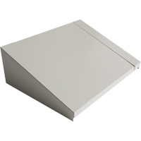 All-Welded Concorde - Heavy-Duty Lockers Sloping Top, 2 Bank, 18" D x 24" W x 6" H, Grey, Steel We Share Industrial Supply