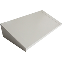 All-Welded Concorde - Heavy-Duty Lockers Sloping Top, 3 Bank, 18" D x 36" W x 6" H, Grey, Steel We Share Industrial Supply