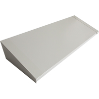 All-Welded Concorde - Heavy-Duty Lockers Sloping Top, 4 Bank, 18" D x 48" W x 6" H, Grey, Steel We Share Industrial Supply