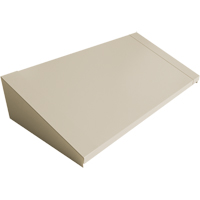 All-Welded Concorde - Heavy-Duty Lockers Sloping Top, 3 Bank, 18" D x 36" W x 6" H, Beige, Steel We Share Industrial Supply