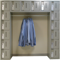 Arches de casiers robustes Concorde, 16 niveaux, Bloc de 3, 18" x 72" x 72", Acier We Share Industrial Supply