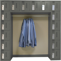 Arches de casiers robustes Concorde, 16 niveaux, Bloc de 3, 18" x 72" x 72", Acier We Share Industrial Supply