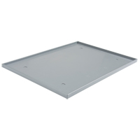 Fond de casier, Convient aux casiers 12" x 18", Gris fonc&eacute;, Plastique We Share Industrial Supply
