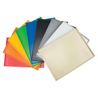 Fond de casier, Convient aux casiers 12" x 18", Beige, Plastique We Share Industrial Supply