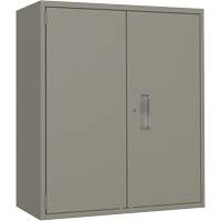 Lo-Boy Storage Cabinet, Steel, 2 Shelves, 40" H x 36" W x 18" D, Grey We Share Industrial Supply