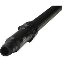 Transport Line Handle, Aluminum/Polypropylene, Telescopic, Euro Threaded Tip, 1-1/4" Diameter, 63" - 109" Length We Share Industrial Supply